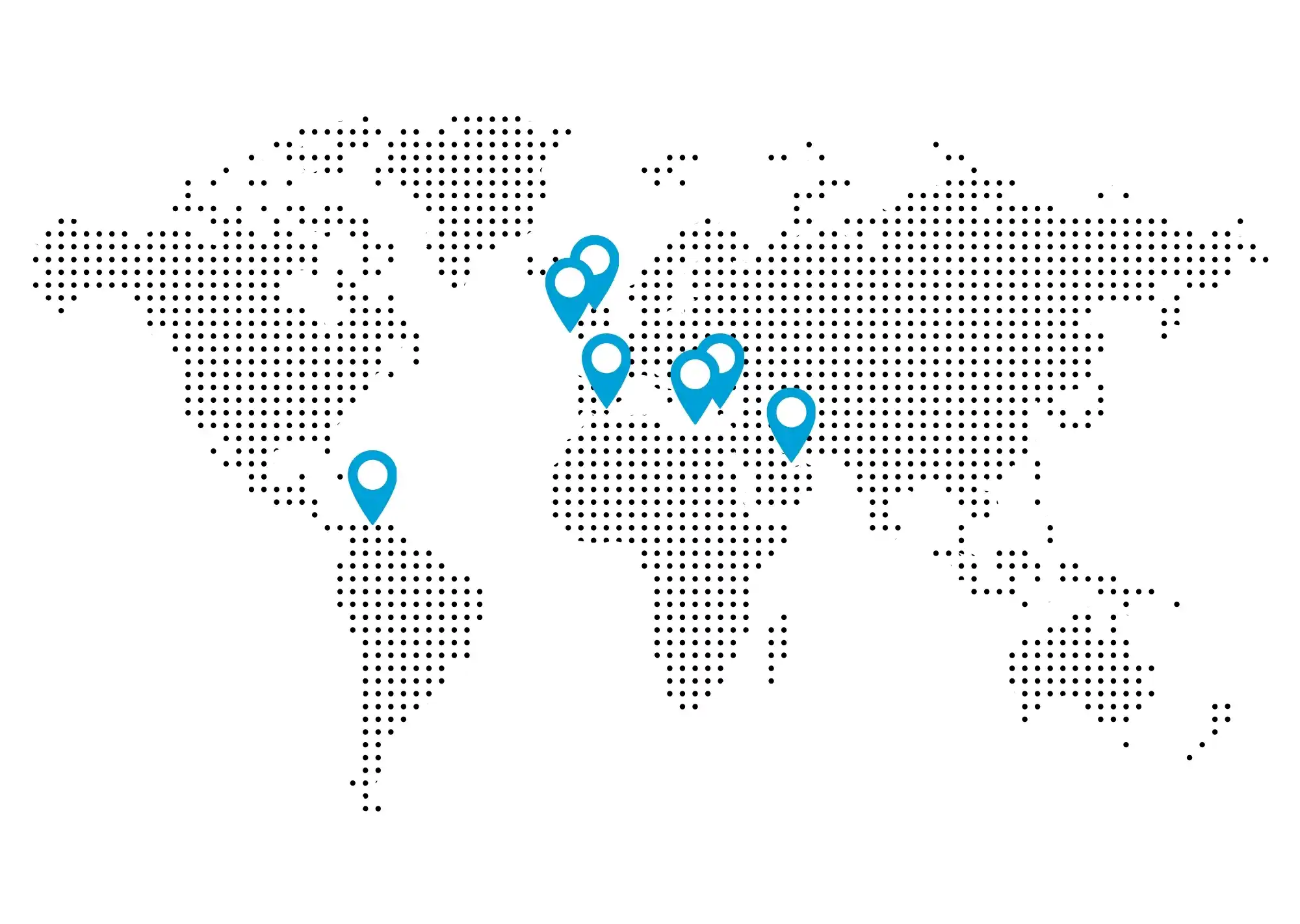 un mapa del mundo donde se quazzar esta exportando