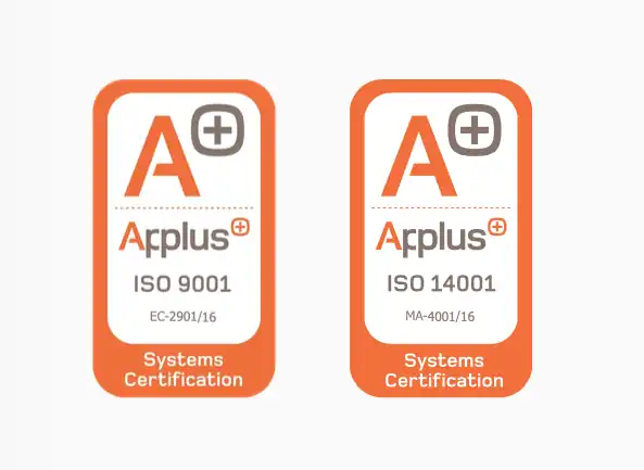 certificados iso 9001 y 14001