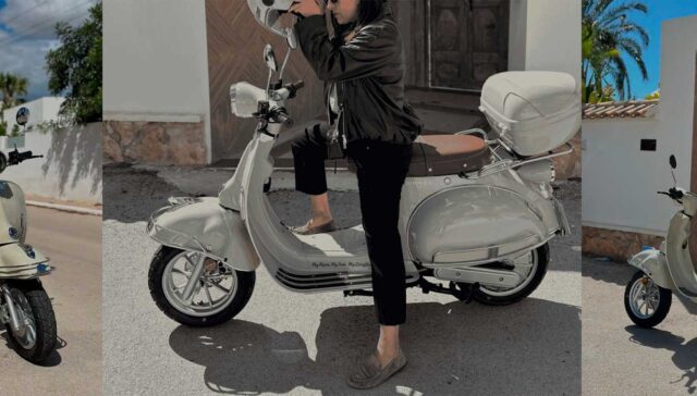 Como regalar una moto electrica vintage personalizada